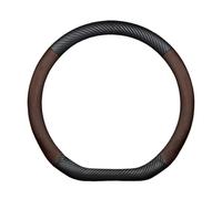 volante auto Per Focus Mk2 Per Fiesta Per Kuga Sostituzione 1 Pz Coprivolante Auto(D Brown)