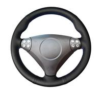 Volante Auto per Mercedes per Benz Classe SLK W170 W171 SLK 2004-2008 C230 Fai da Te Nero in Pelle Artificiale Copertura del Volante dell'automobile (Color : Black Thread)