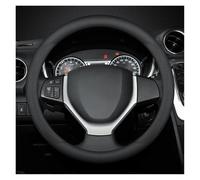 volante auto Per Suzuki Per Grand Vitara Per Baleno Per Ciaz Per Samurai Sostituzione 1 Pz In Pelle Antiscivolo Coprivolante(Stile B Nero)