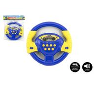 Volante blu per bambini con suoni 20 cm a batteria