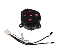 Volante Comando Pulsante Compatibile Con Ford Per Fiesta Per Mk7 Per Mk8 Per ST Per Ecosport 2013 2015 Pulsante Interruttore Di Controllo Della Velocità Del Volante(Switch-wire-Red)