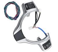 Volante Comando Pulsante Compatibile Con Toyota Per Yaris 2012-2017 Per Verso-S 2012-2014 Interruttori A Pulsante Con Interruttore Di Controllo Audio Sul Volante A Filo(White)