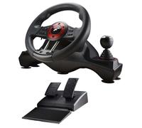VOLANTE CON PEDALIERA SIMULATORE 5 IN 1 SWITCH PS3 PS4 PS5 XBOX ONE PC XSX PC