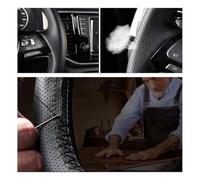 Volante Coprivolante Coprivolante Per A2 8Z A3 8L Per Sportback A4 B6 Per Avant A6 C5 A8 D2 Per TT 8N S3 S4 RS 4 Fai Te Nero PU Microfibra Pelle Accessori Auto Interno(Grey)