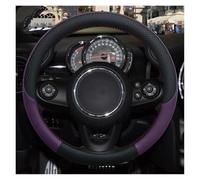 Volante Coprivolante per Mini per Cooper One per Clubman per Countryman per Clubvan Coupe Coprivolante in Pelle per Auto Accessori per Auto Copri Volante(Viola)