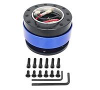 Volante corsa Kit Adattatore Mozzo Volante Universale A Sgancio Rapido A Scatto(BLU)