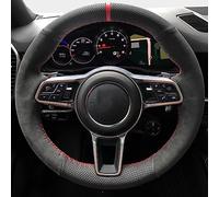 Volante Cover per Porsche Cayenne Macan Panamera 911/996/997/959 Cayman Boxster, Coprivolante per auto Treccia antiscivolo