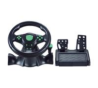 Volante da corsa a doppio controllo della frizione con regolatore di vibrazione del cambio manuale per Switch One/360/PS4/PS2/PS3/PC