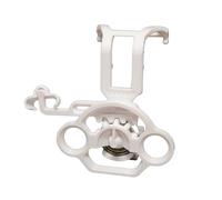 Volante da Corsa per Gamesir Nova Lite Controller, Mini Volante Ausiliario Stampa 3D Accessori di Ricambio per Gioco per Gamesir Nova Lite Controlli di Gioco (Bianco)
