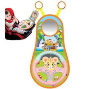 Volante giocattolo - 22x43 cm | Giocattolo interattivo per bambini con simulatore di guida per bambini, educativo, facile installazione | Auto, casa, viaggi