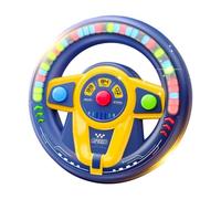 Volante giocattolo | Con controller di guida simulato con luce e musica | Volante finto - Per bambini Seggiolino auto Sedile posteriore per interni ed esterni