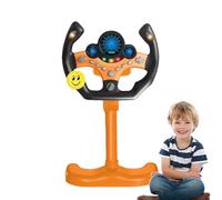 Volante Giocattolo | Controller Di Guida Portatile Simulato | Fai Finta I Giocattoli Dei Sedili Di Guida | Toddler Music & Sound Toys, Giocattolo Del Volante Di Simulazione Verticale Per Ragazzi, Raga