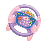 Volante Giocattolo, Gioco interattivo del conducente con e Suoni, Volanti per seggiolini Auto per Bambini, apprendimento educativo per Ragazzi e Ragazze Compleanno e Natale