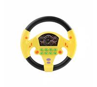 Volante Giocattolo Luminoso Sonoro Effetti Sonori Multipli per Auto, Viaggio