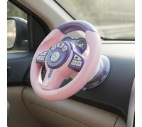 Volante Giocattolo per Bambini Rotazione a 360° Gioco di Guida Interattivo