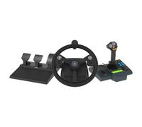 Volante HORI HPC-043U USB 76 tasti pedali e leva controllo PC nero