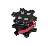 Volante in alluminio da 70 mm Adattatore per mozzo di rilascio rapido Q1R Compatibile con modelli di ruote da corsa G25 G27