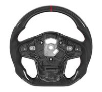 Volante in fibra di carbonio Nappa Traforata Fit per GR Supra A90 2020+ Volante Volante in fibra di carbonio Volante con fondo piatto Modifica del volante Volante sostitutivo Volante universale V Q1p1