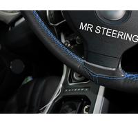 Volante IN Pelle Cover Per Suzuki Grand Vitara MK1 Luce Blu Doppio Stch