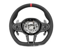 Volante in pelle e carbonio riscaldato 2025 compatibile con BMW G/F G20 G30 G31 G32 G01 X4 G02 M2 G87 M3 G80 M4 G82 G42 G21 G14 G15 G16(Assembly full set)
