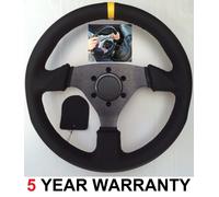 Volante IN Pelle E Snap Off Boss Kit Per VW Golf MK1 MK2 Porsche Beetle