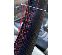 Volante IN Pelle Nera Cover per Freighliner Camion 2013 2018 Scelta Punto