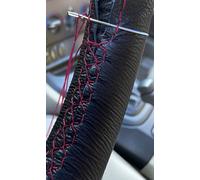 Volante IN Pelle Nera Cover per L R Defender 110 83-91 Scelta Punto