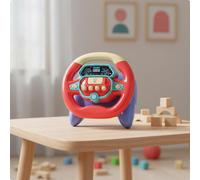Volante Interattivo con Suoni e Luci Educativo Gioco di Guida Simulata