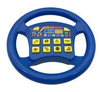Volante interattivo con suoni realistici colore blu
