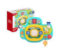 Volante interattivo per bambini blu
