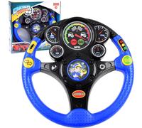 Volante interattivo per bambini con suoni e luci - Blu