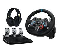Logitech G G29 Driving Force, kit volante pedaliera e cuffie, PlayStation®5, PlayStation®4 e PC Logitech G