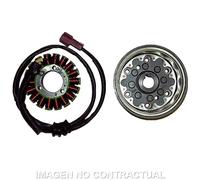 Volante Magnetico 18 Poli 12v 370w Motore Piaggio Master 400-500 4t Moto Motore