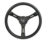 Volante nero 3 razze 355 mm Sterzo - Timoneria - 1 PZ Osculati - 45.158.05