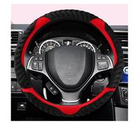 Volante per Auto Coprivolante per Auto 38 cm 15 per Suzuki per Alivio per Ciaz per Alto per Baleno per Celerio per Dzire Coprivolante Bianco (Rosso)
