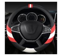 Volante per Auto per Dacia per Sandero per Stepway per Logan per Dokker per Duster per Jogger per Spring per Lodgy per Bigster Coprivolante per Auto Coprivolante Nero Grigio (Nero Rosso 4 Pezzi)