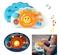 Volante per Bambini Interattivo con Luci Suoni Giocattolo Educativo con Funzioni