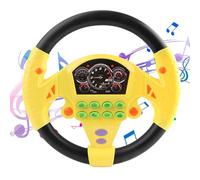 Volante per controllore di guida simulato con luce e suono - Giocattoli multifunzionali per , giocattoli educativi di sviluppo per regalo di compleanno, insegnamento, ragazzi di 3 anni e pl