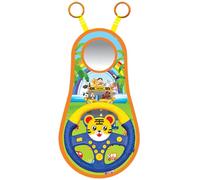 Volante Per Seggiolino Auto - Controller Di Guida Con Rotazione A 360°, Giocattolo Sonoro Interattivo, Design Musicale E Realistico Con Pulsanti Luminosi | Auto Posteriore Per Bambini, Intrattenimento