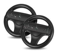 Volante per telecomando Wii - Volante per Wii Mario Kart - Volante da corsa per giochi Nintendo Wii - Accessori per giochi Wii e Wii U - Confezione da 2