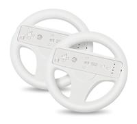 Volante per telecomando Wii - Volante per Wii Mario Kart - Volante da corsa per giochi Nintendo Wii - Accessori per giochi Wii e Wii U - Confezione da 2