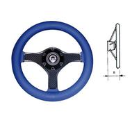 VOLANTE POLIURETANO D 28 BLU 3 RAZZE ACCESSORI BARCA NAUTICA
