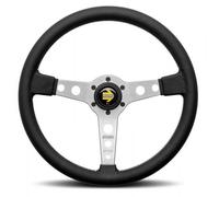 Volante Prototipo nero-argento 350 mm