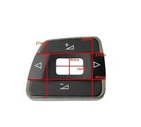 Volante Pulsante Controllo Per VW Per Passat B7 Per Line Per CC 2011-2015 X1 Volante Multifunzionale Interruttore Tasto Controllo Copertura Volume Audio Canale Cap Trim(Plusminus-Left-1PC)