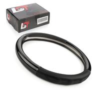Volante Risparmiatore Copri Custodia Ø 38x9 CM Nero Carbonio per Opel Automobile