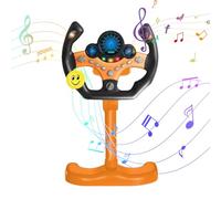 Volante Simulato Per Bambini ABS Controller Di Guida Simulato,sviluppare Capacità Motorie E Sensi,È Comodamente Portatile E Adatto Come Giocattolo Da Guida Per I Tuoi Piccoli