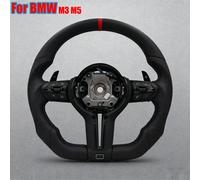 Volante sportivo M per BMW fondo piatto F01 F06 F10 F11 F12 F20 F21 F22 F25 F26 F30 F31 F32 F33 F34 F36 M3 F80 M4 F82 M5 F90