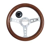 Volante sportivo mogano Fiat 500 tipo mille miglia 320mm