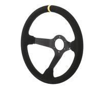 Simoni Racing Car350C Volante Sportivo Universale a Calice Camoscio Nero Ø 350mm