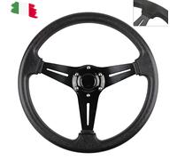 Volante Tuning Sportivo Universale Auto A Calice Nero Rally Sport Gare Raduni IT